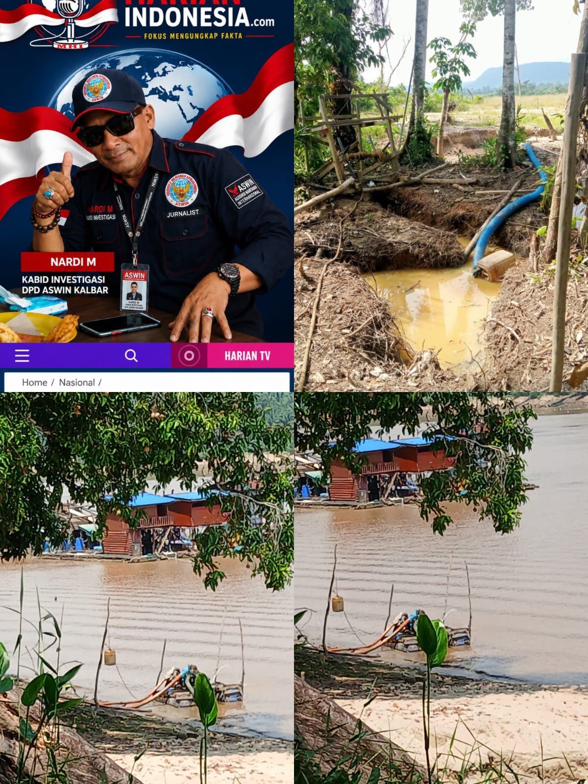 Aktivitas PETI di Sanggau Kembali Marak, DPD ASWIN Kalbar Desak APH Bongkar Pengendali dan Pemodal